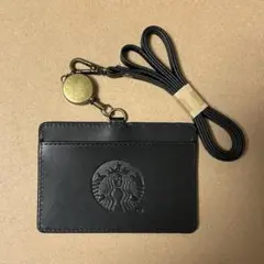 ★STARBUCKS／未使用★ 「リサイクルレザー IDカードホルダー」