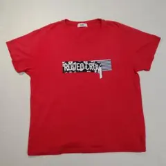 【RCWB】ロゴTシャツ　半袖　赤 フリーサイズ　レディース　ハイビスカスのサムネイル