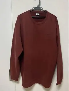 Columbia XL ダークレッド スウェット シャツ トレーナー ビンテージ