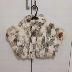 ファー　ショートジャケット　ラビット