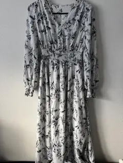 フレイ アイディー ワンピース 花柄 ロング 長袖
