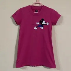 アディダス　ディズニー　ミッキー　ワンピース　120サイズ ピンクのサムネイル