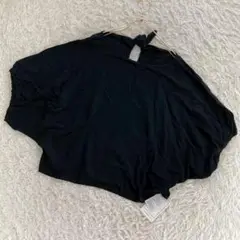 《美品》 BONHEN ドルマントップス ブラック M シンプル 着回し