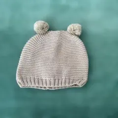 ZARA ニット帽 ベビー キッズ 耳付き ベージュ
