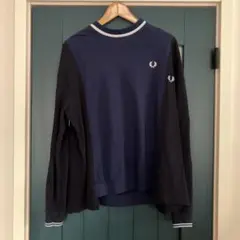 レア　FRED PERRY×77CIRCA ネイビー 長袖トレーナー 再構築 2026年最新】77circa フレッドペリーの人気アイテム - メルカリ