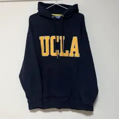 UCLA ネイビー フード付きパーカー FREEサイズ