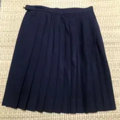 ネイビープリーツスカート　W=78センチ