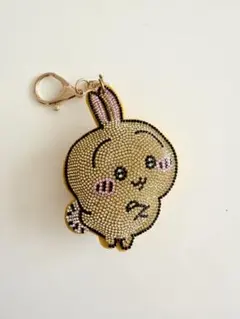 ちいかわ うさぎラインストーンキーホルダー