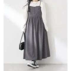 【美品】earth music&ecologyビスチェ風キャミドレFサイズ