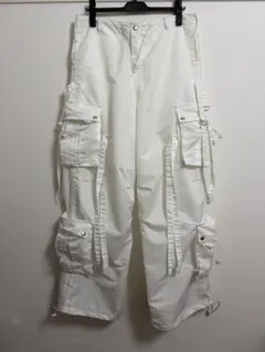 GS THE ULTIMATE EXPERIENCE テクノカーゴパンツ 白