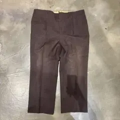 モ*グ様 ウール スラックス 50s~60s vintage ブラウン ツータッ