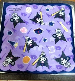 タイトーくじ 侍ジャパン×サンリオキャラクターズ E賞 ハンドタオル クロミ