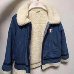 Champion フリースジャケット 120サイズ デニム