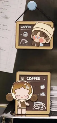 POP MART コーヒーファクトリー マグネット　スカルパンダ　ピノジェリー