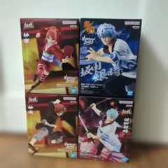 銀魂 VIBRATION STARS 坂田銀時 神楽 神威 4体セット