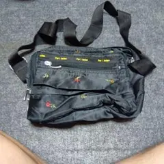 Fer I leden ショルダーバッグ ブラック