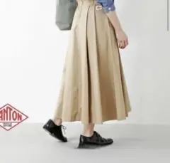ダントン　WEST POINT タックロングスカートのサムネイル