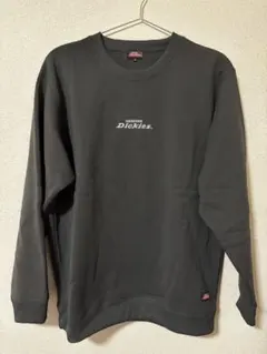 Dickies ブラック クルーネック スウェット トレーナーのサムネイル