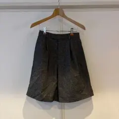 N*a様 グレー ウール混紡 ハーフパンツ