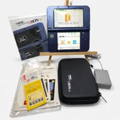 Newニンテンドー3DS LL メタリックブルー 本体 箱付 美品 動作確認済み