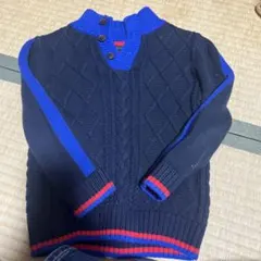 TOMMY HILFIGER ケーブル編みセーター XS ネイビー