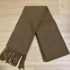 美品】カシミヤ100% マフラー フリンジ付き グレーグリーン - メルカリ
