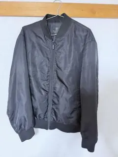 Massimo Dutti ブラック ボンバージャケット L size
