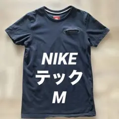 NIKE ナイキ テックポケットジップ 半袖 Tシャツ ブラック Mサイズのサムネイル