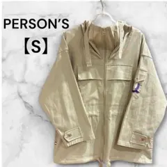 PERSON’S ライトアノラックパーカー ベージュ S