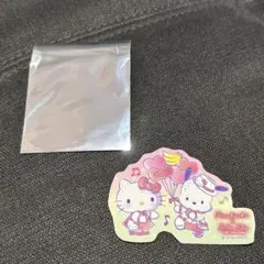 サンリオ×まねきねこ▽ダイカットステッカー ハローキティ ポチャッコ