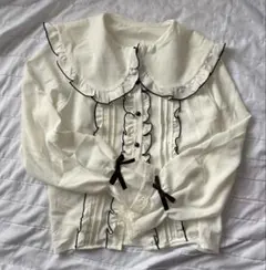 夢展望　ブラウス　ホワイト
