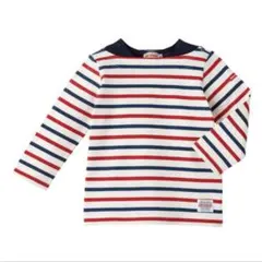 ミキハウス マルチボーダーロンT