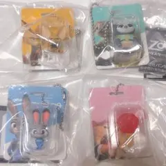 【匿名配送】ズートピア ブリスターチャームコレクション セミコンプ 4種