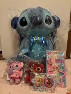 Happyくじ　LAST賞　もっとおっきな スティッチ ぬいぐるみ　B、D、I賞
