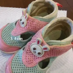 美品⭐️うさこちゃんサンダル14cm