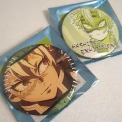 新品 鬼滅の刃 柱展 柱百景 エモーショナル缶バッジ 不死川実弥 15 10