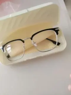 PCメガネ ブラック/シルバー