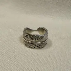 agete 아가트 실버 링 깃털 날개 SILVER