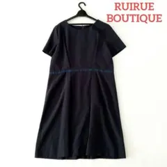 ルイルエブティック　大きいサイズ　5L ワンピース　ネイビー