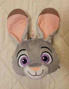 ズートピア　立体フェイスポーチ　ジュディー