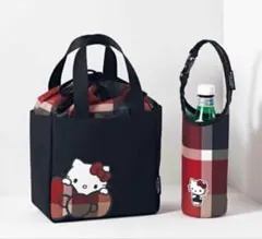 sweet 10月号増刊 ハローキティ 巾着カバー付トート&ペットボトルホルダー