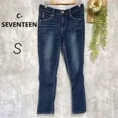 【シーセブンティーン】C17 デニムパンツ スキニー ストレッチ 春夏向き S