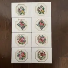 刺繍セット　花柄　鳳凰　電報付属品