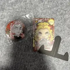 鬼滅の刃 煉獄杏寿郎 缶バッジ カードマスコット セット
