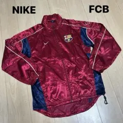 Nike FC Barcelona ウィンドブレーカー 赤ヴィンテージ　レトロS
