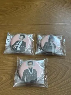 名探偵コナン　セガラッキーくじ缶バッジ　3組セット