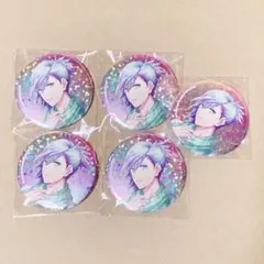 藍 スターホログラム バッジ