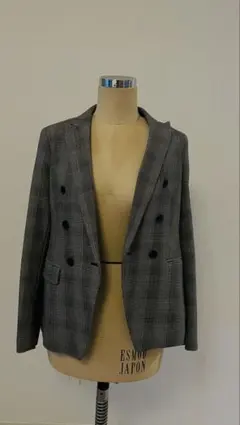 BANANA REPUBLIC グレージャケット ダブル ブレザー テーラードのサムネイル