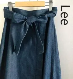 Lee × 安西こずえ デニムラップスカート S
