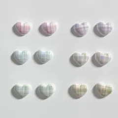 ハートネイルパーツ 12個セット